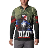 Veteran Dad Button Sweatshirt I Am a Veteran Like My Father Before Me