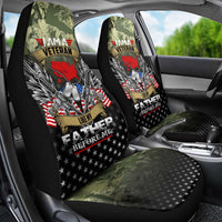 Veteran Dad Car Seat Cover I Am a Veteran Like My Father Before Me