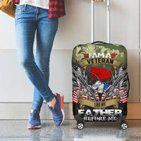 Veteran Dad Luggage Cover I Am a Veteran Like My Father Before Me