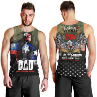 Veteran Dad Men Tank Top I Am a Veteran Like My Father Before Me