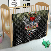 Veteran Dad Quilt I Am a Veteran Like My Father Before Me