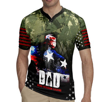 Veteran Dad Rugby Jersey I Am a Veteran Like My Father Before Me