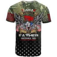 Veteran Dad T Shirt I Am a Veteran Like My Father Before Me