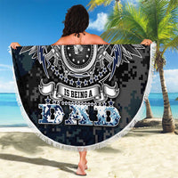 Veteran Hero Protector Husband Daddy Beach Blanket Veteran Fathers Day