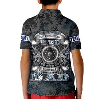 Veteran Hero Protector Husband Daddy Kid Polo Shirt Veteran Fathers Day