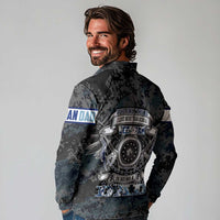 Veteran Hero Protector Husband Daddy Long Sleeve Polo Shirt Veteran Fathers Day