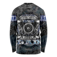 Veteran Hero Protector Husband Daddy Long Sleeve Shirt Veteran Fathers Day