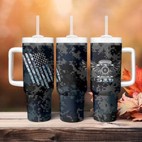 Veteran Hero Protector Husband Daddy Tumbler With Handle Veteran Fathers Day