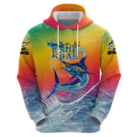 Fishing Dad Hoodie Fast Sharp and Strong Like a Sailfish