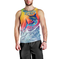Fishing Dad Men Tank Top Fast Sharp and Strong Like a Sailfish