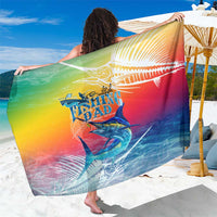 Fishing Dad Sarong Fast Sharp and Strong Like a Sailfish