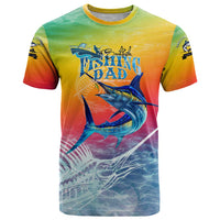 Fishing Dad T Shirt Fast Sharp and Strong Like a Sailfish