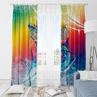 Fishing Dad Window Curtain Fast Sharp and Strong Like a Sailfish