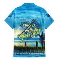 Reel Cool Dad Fishing Family Matching Mermaid Dress and Hawaiian Shirt Father Hooked on Love and Lakeside Moments