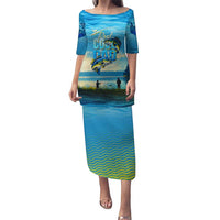 Reel Cool Dad Fishing Puletasi Father Hooked on Love and Lakeside Moments