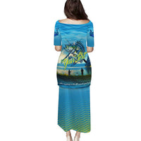 Reel Cool Dad Fishing Puletasi Father Hooked on Love and Lakeside Moments