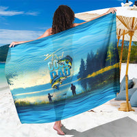 Reel Cool Dad Fishing Sarong Father Hooked on Love and Lakeside Moments