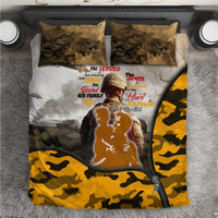 Veteran Dad Bedding Set The Strength of a Soldier - The Heart of a Father