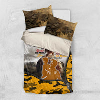 Veteran Dad Bedding Set The Strength of a Soldier - The Heart of a Father