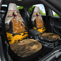 Veteran Dad Car Seat Cover The Strength of a Soldier - The Heart of a Father