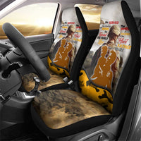 Veteran Dad Car Seat Cover The Strength of a Soldier - The Heart of a Father
