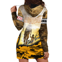 Veteran Dad Hoodie Dress The Strength of a Soldier - The Heart of a Father