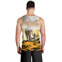 Veteran Dad Men Tank Top The Strength of a Soldier - The Heart of a Father