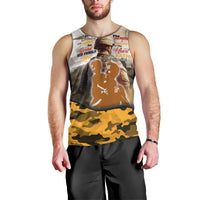 Veteran Dad Men Tank Top The Strength of a Soldier - The Heart of a Father