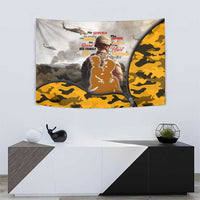 Veteran Dad Tapestry The Strength of a Soldier - The Heart of a Father