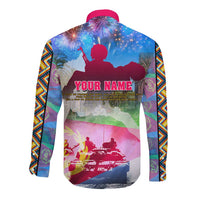 June 20 Eritrea's Martyrs Day Long Sleeve Button Shirt Honoring the Brave Celebrating the Nation