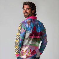 June 20 Eritrea's Martyrs Day Long Sleeve Polo Shirt Honoring the Brave Celebrating the Nation