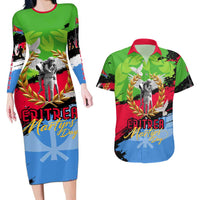Eritrea Martyrs Live In Our Hearts Couples Matching Long Sleeve Bodycon Dress and Hawaiian Shirt