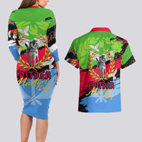 Eritrea Martyrs Live In Our Hearts Couples Matching Long Sleeve Bodycon Dress and Hawaiian Shirt
