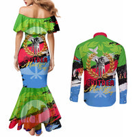 Eritrea Martyrs Live In Our Hearts Couples Matching Mermaid Dress and Long Sleeve Button Shirt