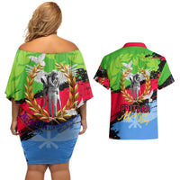 Eritrea Martyrs Live In Our Hearts Couples Matching Off Shoulder Short Dress and Hawaiian Shirt