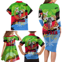 Eritrea Martyrs Live In Our Hearts Family Matching Long Sleeve Bodycon Dress and Hawaiian Shirt