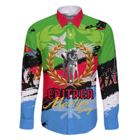 Eritrea Martyrs Live In Our Hearts Family Matching Off The Shoulder Long Sleeve Dress and Hawaiian Shirt