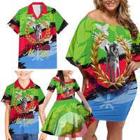Eritrea Martyrs Live In Our Hearts Family Matching Off Shoulder Short Dress and Hawaiian Shirt