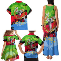 Eritrea Martyrs Live In Our Hearts Family Matching Tank Maxi Dress and Hawaiian Shirt