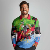 Eritrea Martyrs Live In Our Hearts Long Sleeve Polo Shirt