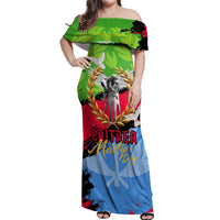 Eritrea Martyrs Live In Our Hearts Off Shoulder Maxi Dress