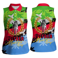 Eritrea Martyrs Live In Our Hearts Women Sleeveless Polo Shirt