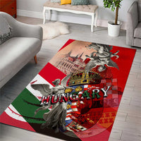 Hungary Area Rug Crowned with History Guarded by Angels