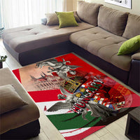 Hungary Area Rug Crowned with History Guarded by Angels