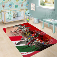 Hungary Area Rug Crowned with History Guarded by Angels