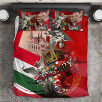 Hungary Bedding Set Crowned with History Guarded by Angels