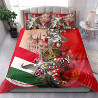 Hungary Bedding Set Crowned with History Guarded by Angels