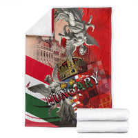 Hungary Blanket Crowned with History Guarded by Angels