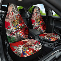 Hungary Car Seat Cover Crowned with History Guarded by Angels