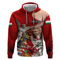 Hungary Hoodie Crowned with History Guarded by Angels